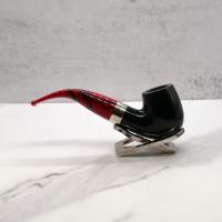 Peterson Dracula XL90 Smooth Ebony Nickel Mounted Fishtail Pipe (PE2138)