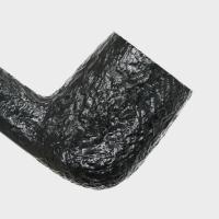 SLIGHT SECONDS Peterson Dracula X105 Sandblasted Ebony Nickel Mounted Fishtail Pipe (PE2168)
