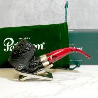 Peterson Dracula 306 Sandblasted Ebony Nickel Mounted Fishtail Pipe (PE2178)