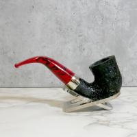 Peterson Dracula 05 Sandblasted Ebony Nickel Mounted Fishtail Pipe (PE2179)