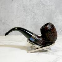 Peterson Sherlock Holmes Sandblasted Baskerville Silver Mounted P Lip Pipe (PE2181)