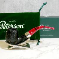 Peterson Dracula 69 Sandblasted Ebony Nickel Mounted Fishtail Pipe (PE2182)