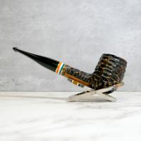 Peterson 2023 St. Patricks Day 106 Rustic Nickel Mounted Fishtail Pipe (PE2207)