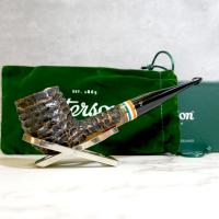 Peterson 2023 St. Patricks Day 106 Rustic Nickel Mounted Fishtail Pipe (PE2207)