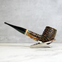 Peterson 2023 St. Patricks Day 106 Rustic Nickel Mounted Fishtail Pipe (PE2208)