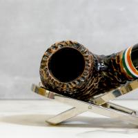 Peterson 2023 St. Patricks Day 221 Rustic Nickel Mounted Fishtail Pipe (PE2210)