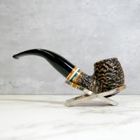 Peterson 2023 St. Patricks Day 221 Rustic Nickel Mounted Fishtail Pipe (PE2210)