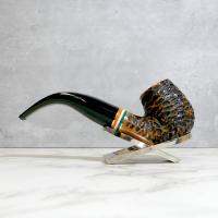 Peterson 2023 St. Patricks Day X220 Rustic Nickel Mounted Fishtail Pipe (PE2227)