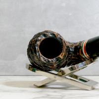 Peterson 2023 St. Patricks Day XL12 Rustic Nickel Mounted Fishtail Pipe (PE2228)