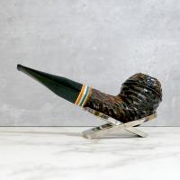 Peterson 2023 St. Patricks Day XL13 Rustic Nickel Mounted Fishtail Pipe (PE2230)