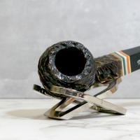 Peterson 2023 St. Patricks Day XL13 Rustic Nickel Mounted Fishtail Pipe (PE2231)