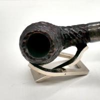 Peterson Sherlock Holmes Strand Rustic Silver Mounted P Lip Pipe (PE2283)