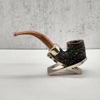 Peterson Derry Rustic 338 Nickel Mounted 9mm Fishtail Pipe (PE2295)