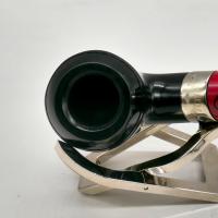 Peterson Dracula 999 Smooth Ebony Nickel Mounted Fishtail Pipe (PE2296)