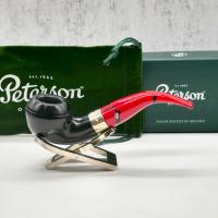 Peterson Dracula 999 Smooth Ebony Nickel Mounted Fishtail Pipe (PE2296)