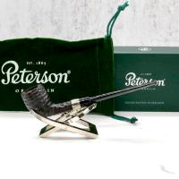 Peterson Barrel Rustic Nickel Mounted Fishtail Pipe (PE2318)