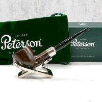 Peterson Irish Made Army 608 Nickel Mounted Fishtail Pipe (PE2327)