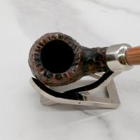 Peterson Derry Rustic 68 Nickel Mounted Fishtail Pipe (PE2347)