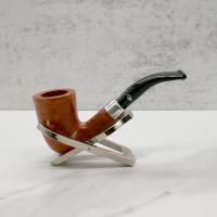 Peterson Amber Spigot Natural D16 Silver Mounted P Lip Pipe (PE2361)