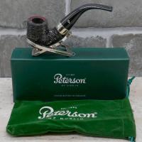 Peterson Jekyll and Hyde 338 Nickel Mounted Fishtail Pipe (PE2383)