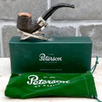 Peterson Arklow 338 Sandblast 9mm Filter Fishtail Pipe (PE2448)