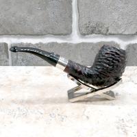 Peterson Sherlock Holmes Strand Rustic Silver Mounted P Lip Pipe (PE2494)