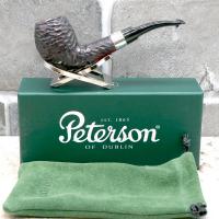 Peterson Sherlock Holmes Strand Rustic Silver Mounted P Lip Pipe (PE2494)