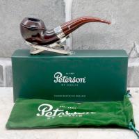 Peterson Irish Harp 999 Smooth Silver Mounted Fishtail Pipe (PE2525)