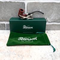 Peterson Calabash Smooth Nickel Mounted Fishtail Pipe (PE2572)