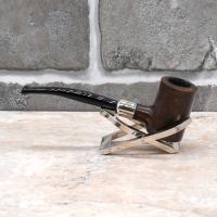 Peterson Irish Made Army 701 Nickel Mounted Fishtail Pipe (PE2583)