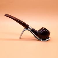 Peterson Irish Harp 406 Smooth Silver Mounted Fishtail Pipe (PE2617)