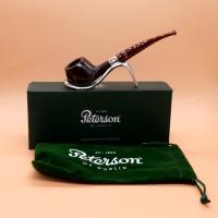 Peterson Irish Harp 406 Smooth Silver Mounted Fishtail Pipe (PE2617)