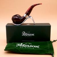 Peterson Irish Made Army 999 Nickel Mounted Fishtail Pipe (PE2639)