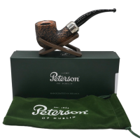 Peterson Arklow 01 Sandblast 9mm Filter Fishtail Pipe (PE2674)