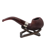 Peterson Irish Harp 03 Smooth Silver Mounted Fishtail Pipe (PE2687)