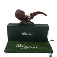 Peterson Irish Harp 03 Smooth Silver Mounted Fishtail Pipe (PE2687)