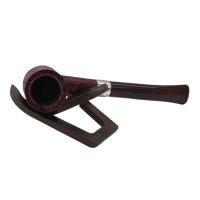 Peterson Irish Harp 124 Sandblast Silver Mounted Fishtail Pipe (PE2706)