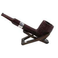 Peterson Irish Harp 53 Sandblast Silver Mounted Fishtail Pipe (PE2709)