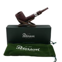 Peterson Irish Harp 53 Sandblast Silver Mounted Fishtail Pipe (PE2709)