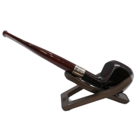 Peterson Irish Harp 3085 Smooth Silver Mounted Fishtail Pipe (PE2716)