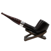 Peterson Irish Harp 106 Smooth Silver Mounted Fishtail Pipe (PE2717)