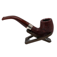 Peterson Irish Harp 69 Sandblast Silver Mounted Fishtail Pipe (PE2725)