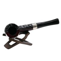 Peterson Jekyll and Hyde 106 Nickel Mounted Fishtail Pipe (PE2734)