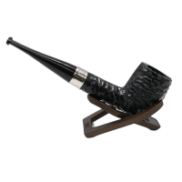 Peterson Jekyll and Hyde 106 Nickel Mounted Fishtail Pipe (PE2734)