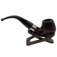Peterson Jekyll and Hyde 221 Nickel Mounted Fishtail Pipe (PE2750)