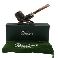 Peterson Derry Rustic 102 Nickel Mounted Fishtail Pipe (PE2762)