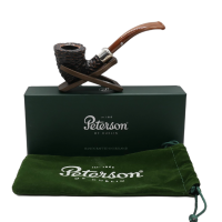 Peterson Derry Rustic 127 Nickel Mounted Fishtail Pipe (PE2778)