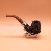 Peterson Derry Rustic 68 Nickel Mounted Fishtail Pipe (PE2795)