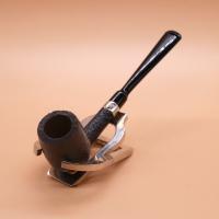 Peterson Billiard Sandblasted Nickel Mounted Fishtail Pipe (PE2864)