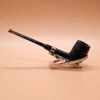 Peterson Billiard Sandblasted Nickel Mounted Fishtail Pipe (PE2864)